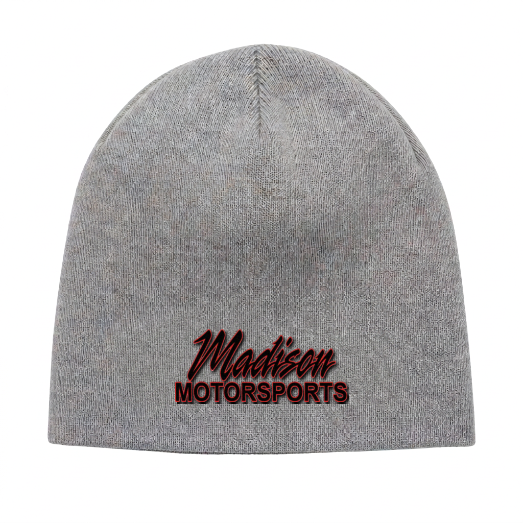 Gray Madison Motorsports knit beanie